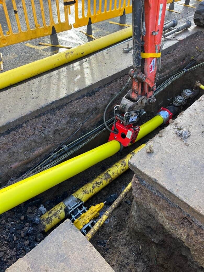 Gas mains installation by JT Construction Northeast