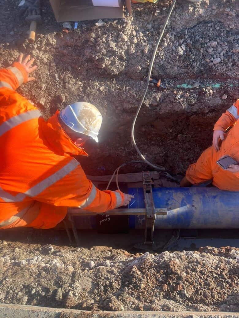 Water mains installation by JT Construction Northeast